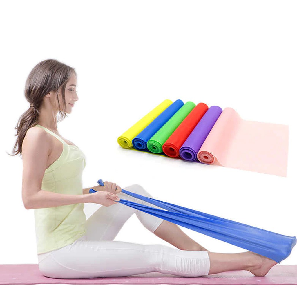 Dây Cao Su Đàn Hồi Kháng Lực Tập Thể Dục Yoga 1,5 Mét