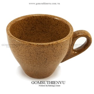 Cốc espresso 80ml Bát Tràng Kèm Đĩa