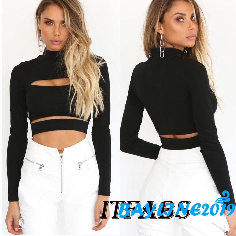 Áo lửng tay dài thời trang dành cho nữ