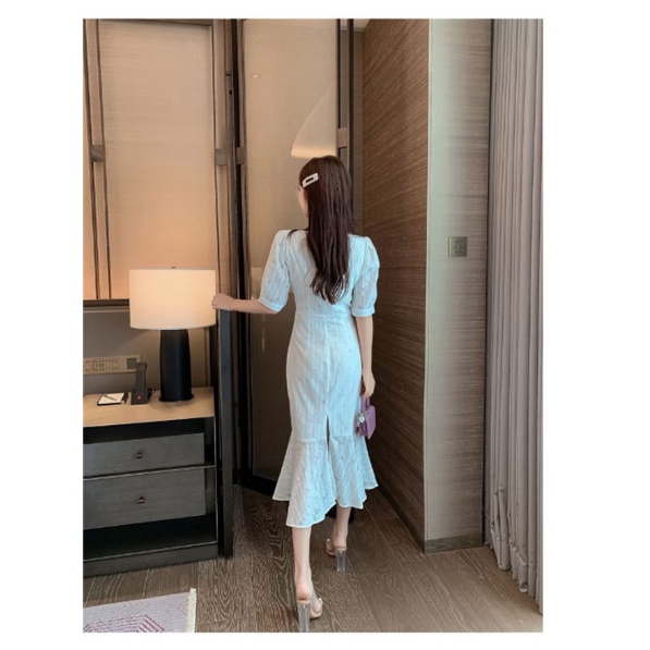 Váy đầm voan đuôi cá dáng suông hai kiểu ngắn dài. Váy đầm đôi bạn thân mẫu mới năm 2021
