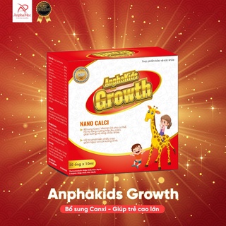 AnphaKids Growth tăng chiều cao cho trẻ dạng siro 1 ống 10ml - 20 ống/ hộp