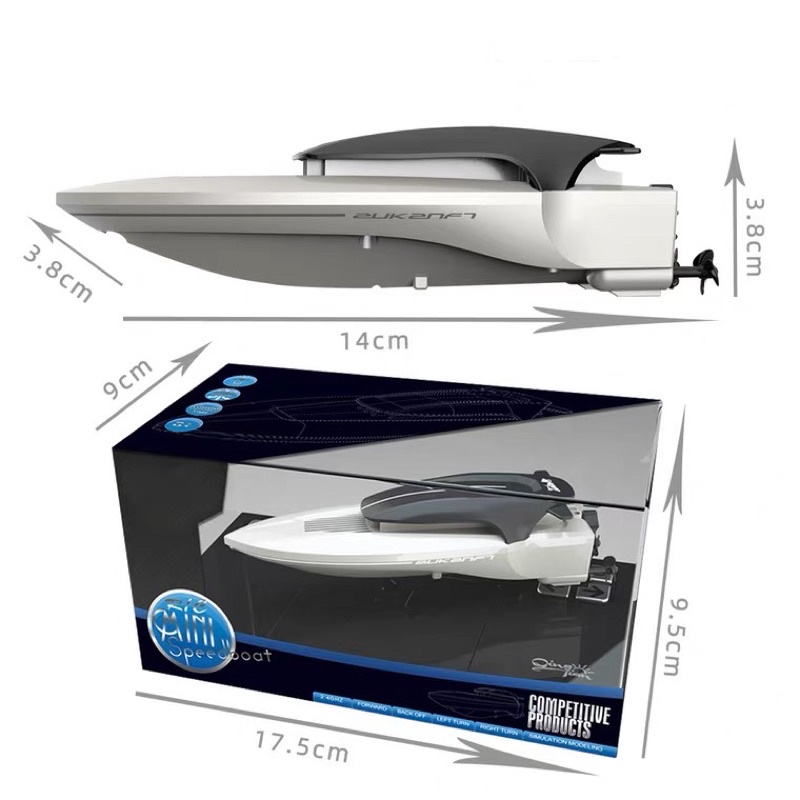 Tàu Cano mini điều khiển AuKanF1 2.4G