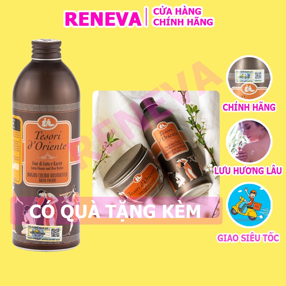 Sữa Tắm Nước Hoa Tesori 💖FREESHIP💖 Sữa Tắm Xích Chính Hãng Lưu Hương Cả Ngày, Phù Hợp Mọi Loại Da (Chai 500ml) RENEVA