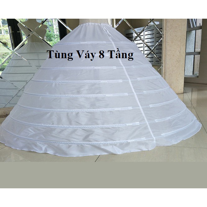 Tùng váy cô dâu 8 vành giá chỉ 235k