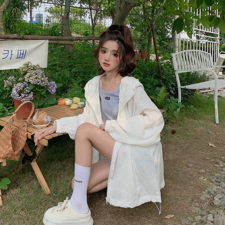 Áo Khoác Cardigan Mỏng Chống Nắng Thoáng Khí Thời Trang Mùa Hè 2022 Cho Nữ