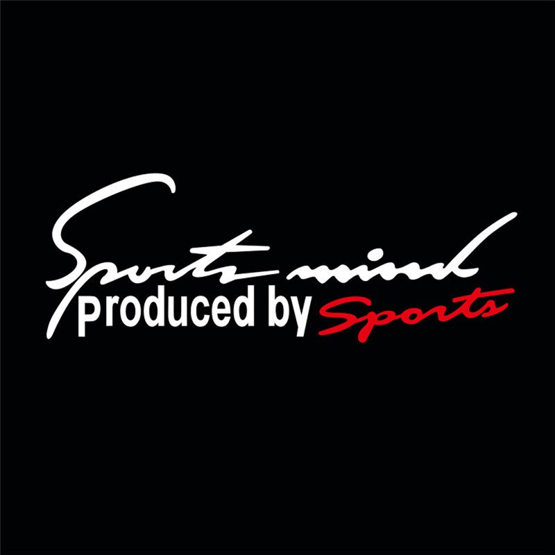 Tem SPORT MIND Dán Xe Ô Tô - Tem Ô Tô Thể Thao (Tem Cỡ Lớn 35x13cm)