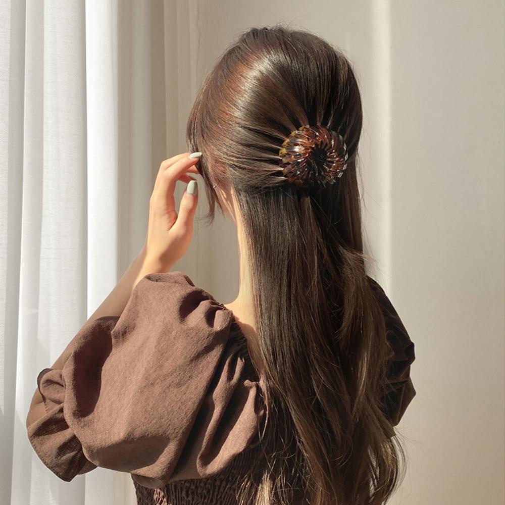 WONDER Kẹp Tóc Hình Tổ Chim Phong Cách Vintage Cho Nữ