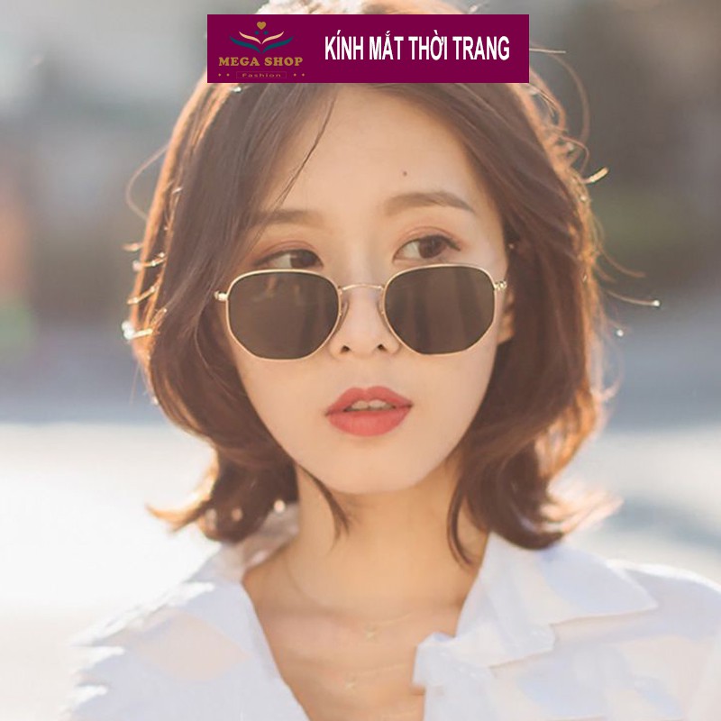 Kính râm vuông nhỏ dành cho nữ phong cách cổ điển, gọng kim loại chắc chắn, sang trọng | BigBuy360 - bigbuy360.vn