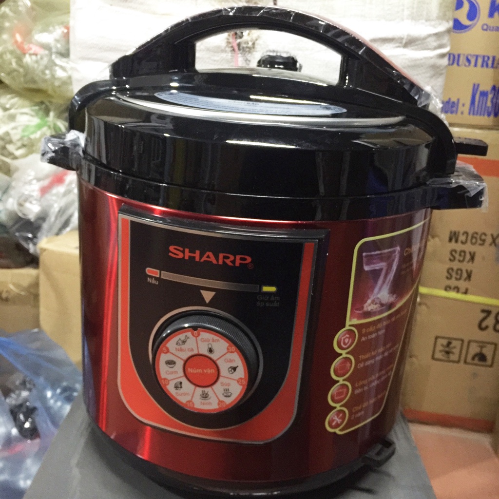 💥Nồi áp xuất đa năng Sharp KS-228 Dung tích 6 lít - Công nghệ ThaiLand, Bảo Hành 12 Tháng
