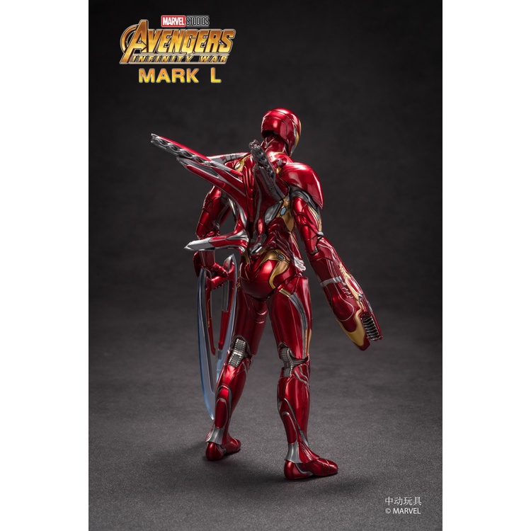 Mô hình ZD Toys Iron Man Mark 50 MK50 Deluxe Avengers Infinity War 1/10 - Marvel Chính hãng