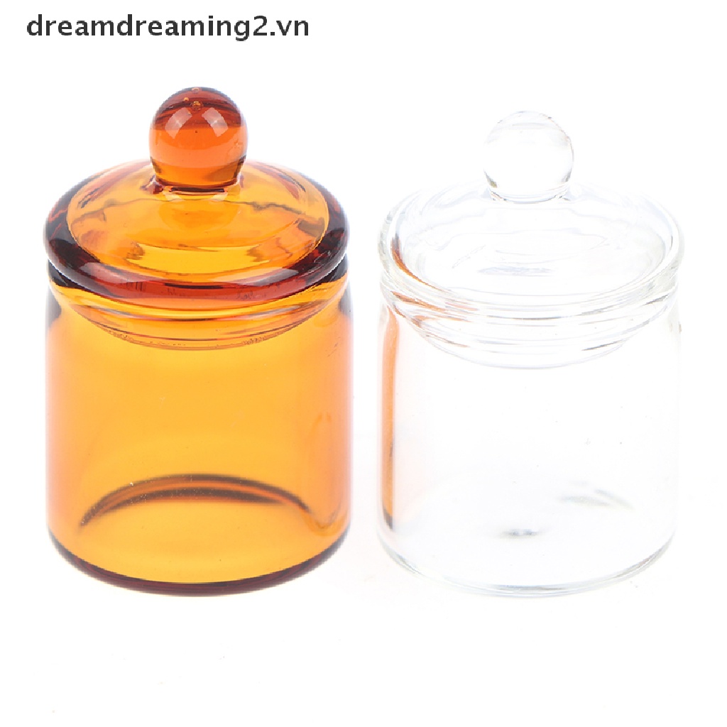 Lọ Thủy Tinh Mini Đựng Hạt Cà Phê / Kẹo Cho Nhà Búp Bê