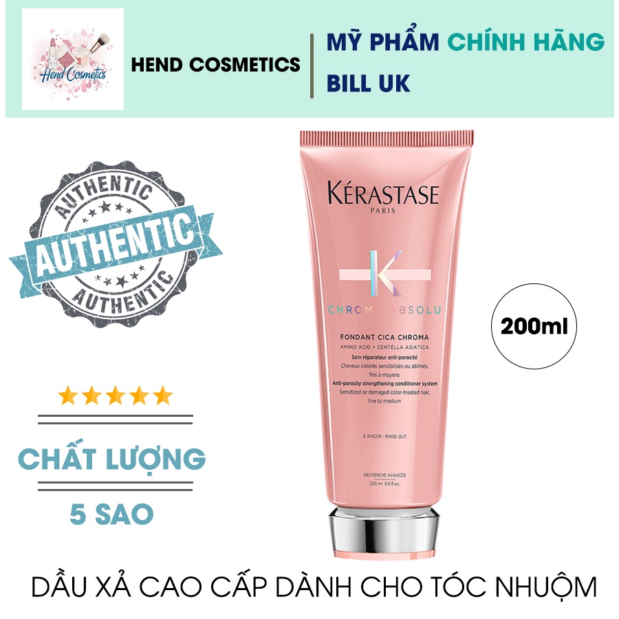 Bộ dầu gội xả cao cấp cho tóc nhuộm Kerastase Chroma Absolu