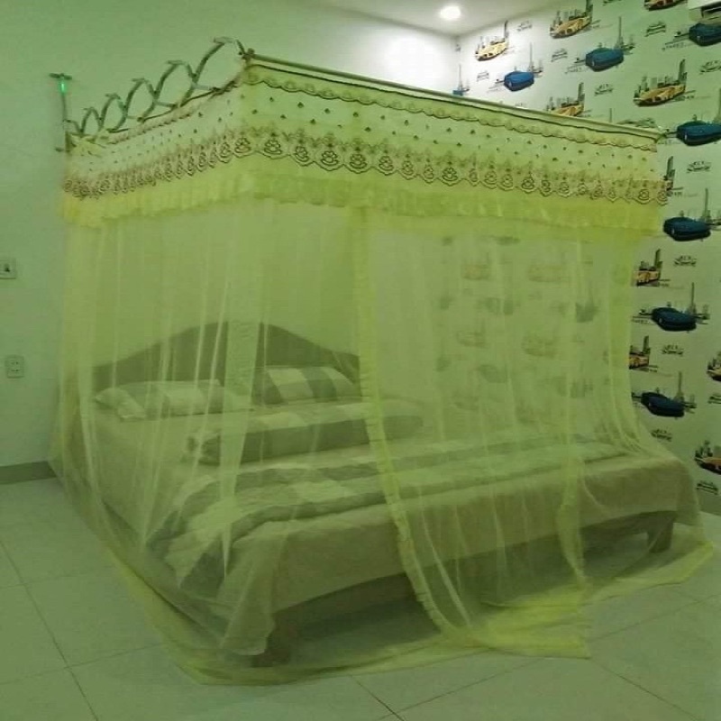 Màn khung xếp gọn vải cao cấp, khung innox 2.1