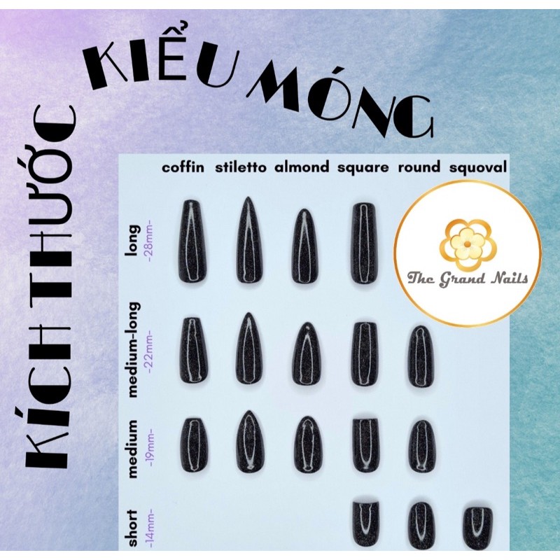 nailbox Nuna móng úp thiết kế móng tay giả bạch xà hắc xà rắn. inbox đổi shape đổi size. nail box sẵn có now ship