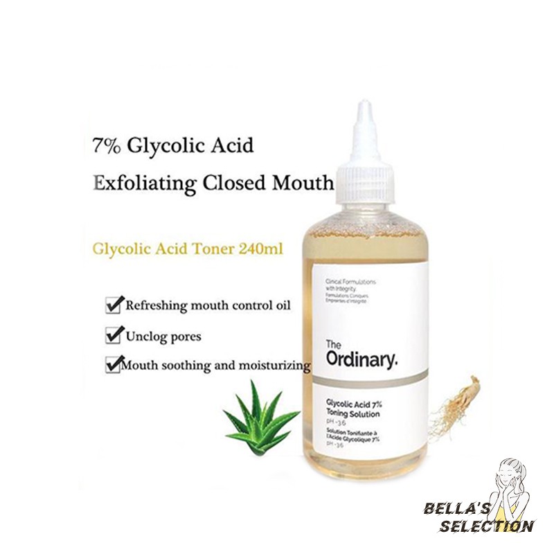 Toner tẩy da chết làm sạch Glycolic Acid 7% Toning Solution - The Ordinary | BigBuy360 - bigbuy360.vn
