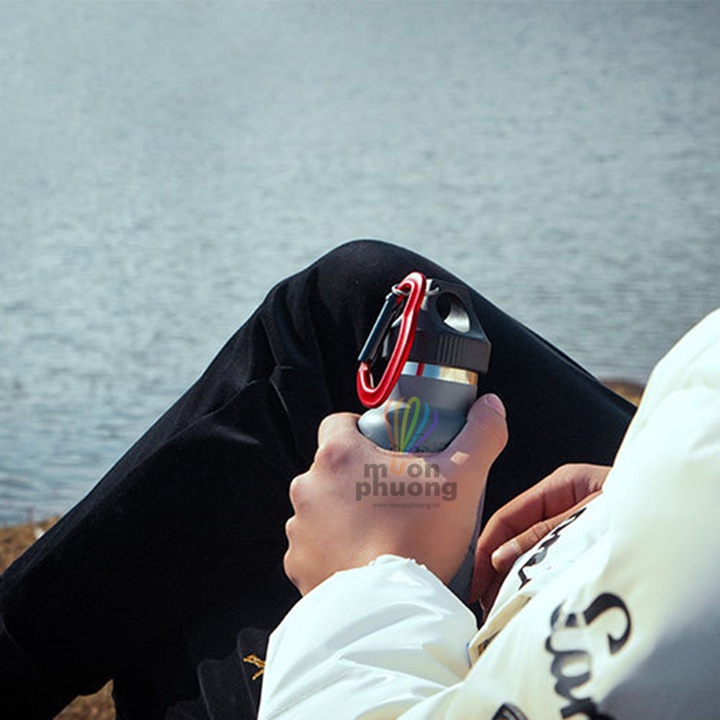 Móc khóa carabiner móc treo đồ chữ D đa năng hợp kim nhôm cắm trại dã ngoại - MUÔN PHƯƠNG SHOP