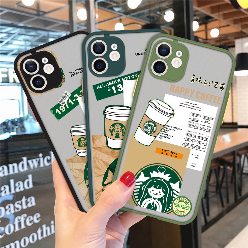 Ốp lưng Ốp Điện Thoại Hình Starbucks Cho Oppo A1K Realme C11 C15 C12 C20 C25 C2 Q3 7i 6i 8 7 Pro Realme Q 6 5 Pro Q3I 5i C3