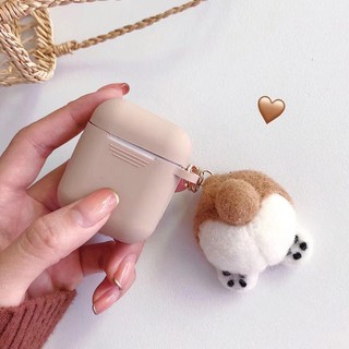 Đáng yêu Cartoon Cokey Mông Bag Case cho Apple Tai nghe Bluetooth Airpods