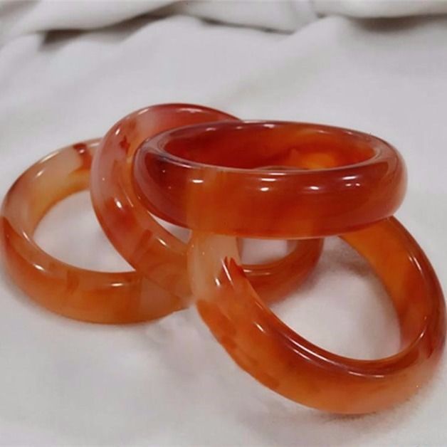 Vòng Tay Đá Mã Não Đỏ Ngọc Bích Màu Sắc Phong Cách Cho Nữ