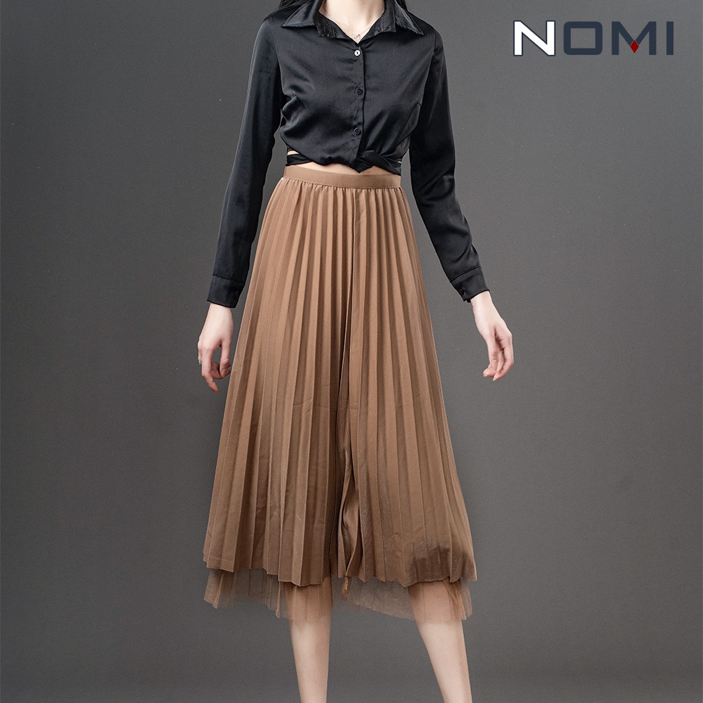 Chân váy ren dài mặc 2 mặt cao cấp - NOMI CV06