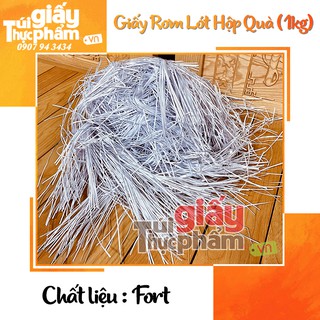 1kg Giấy Rơm Lót Hộp Quà (Fort) cắt đều