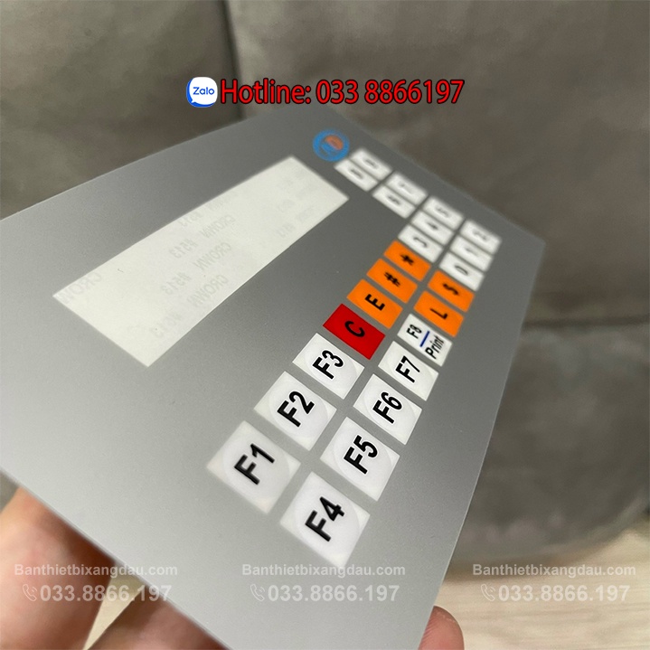 Decal mặt bàn phím xăng dầu ND Nam Dương