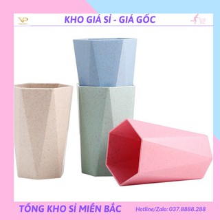  [❌GIÁ SỈ❌] Cốc nhựa chịu nhiệt lúa mạch an toàn cho sức khỏe hình lục giác 88082