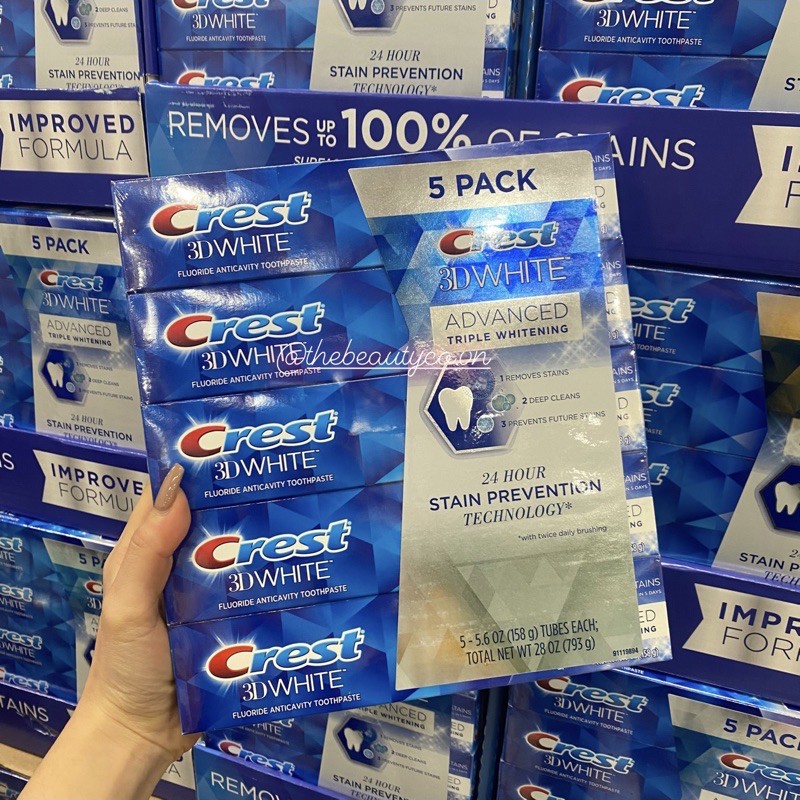 Kem đánh răng Crest Whitening Toothpaste các dòng