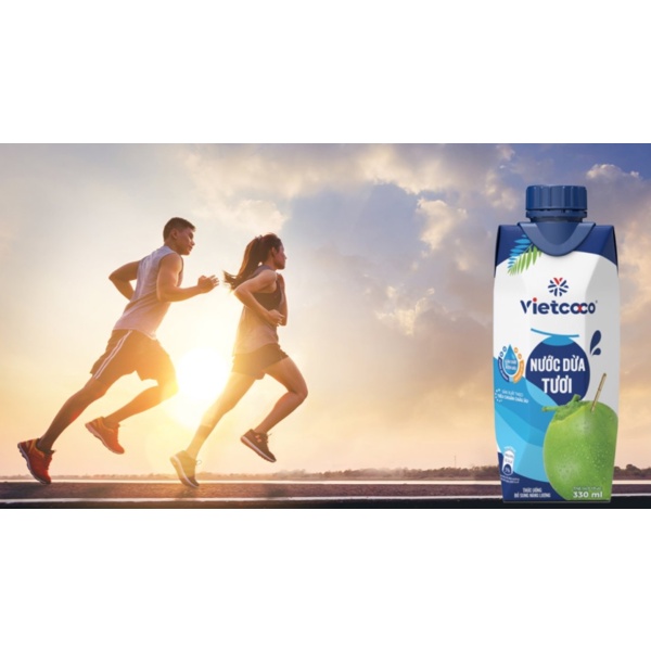 Nước dừa Vietcoco  330ml - Đặc sản Bến Tre
