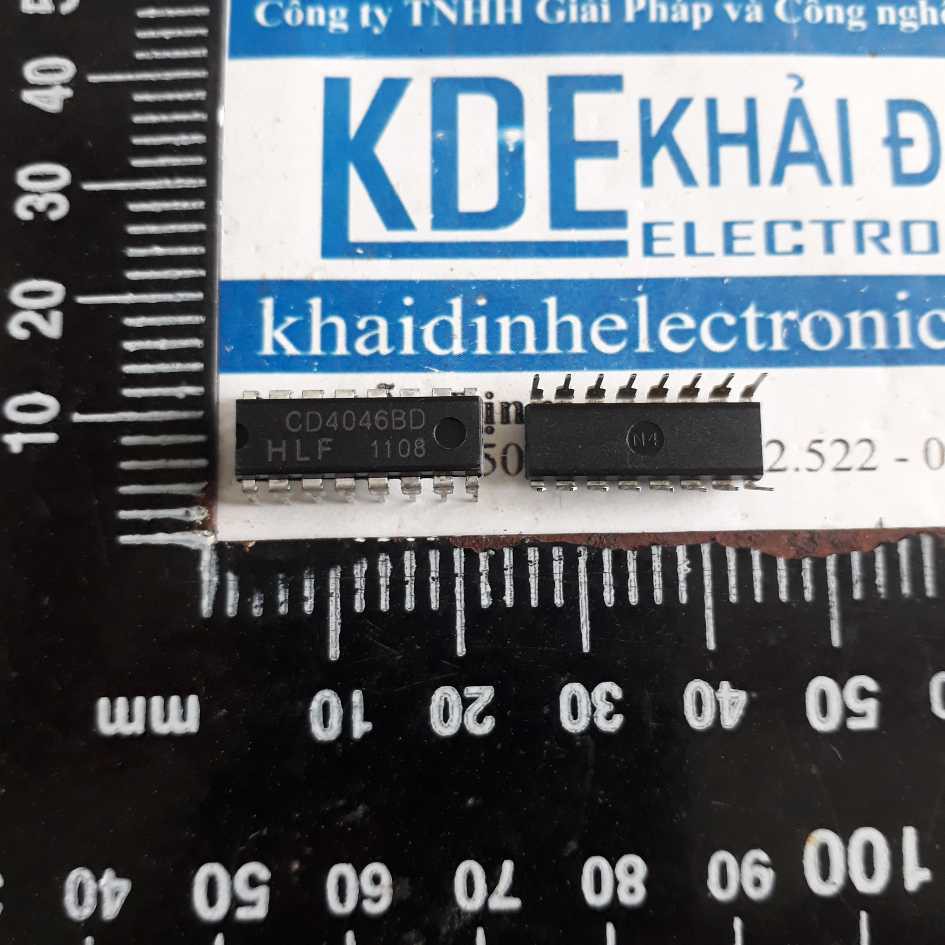 5 con CD4046BD DIP-16 CMOS micropower Phase-locked Loop, IC điều chế/giải điều chế FM kde3042