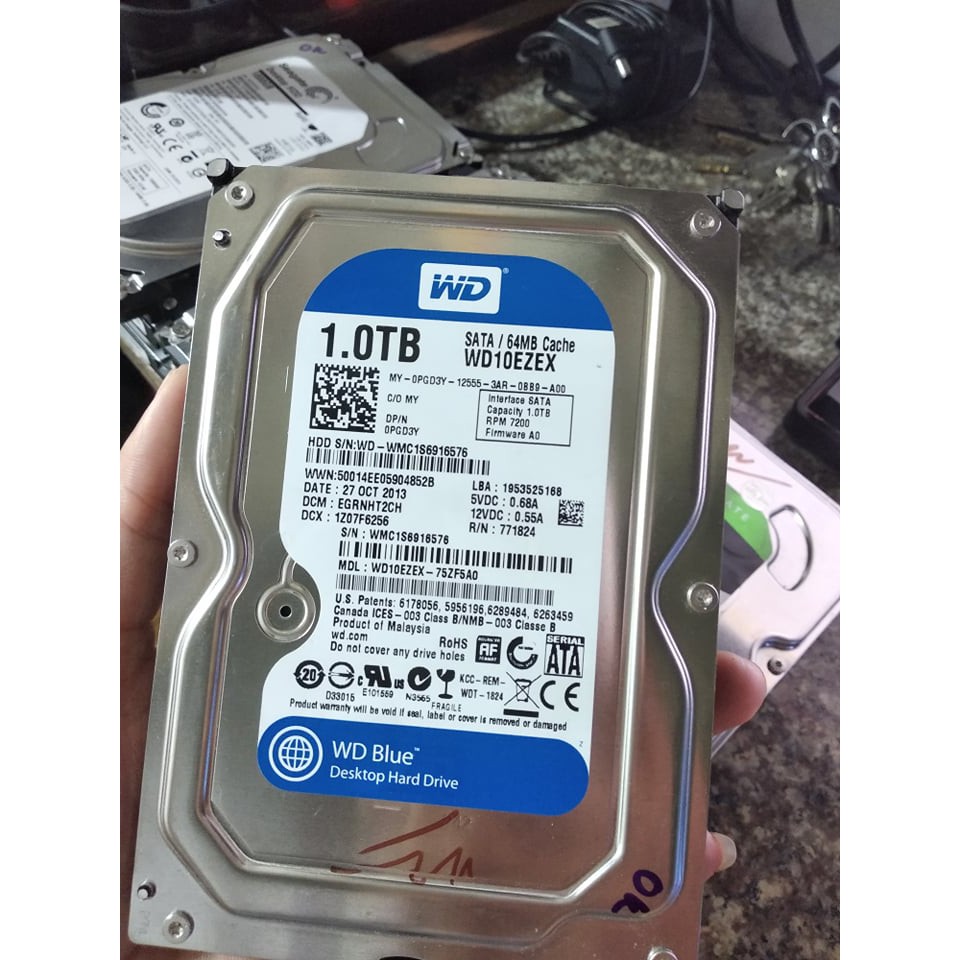 Bán HDD 1TB segate , WD blue tháo máy mới keng