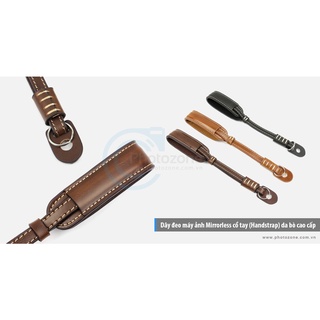 Dây máy ảnh đeo cổ tay Handstrap da PU