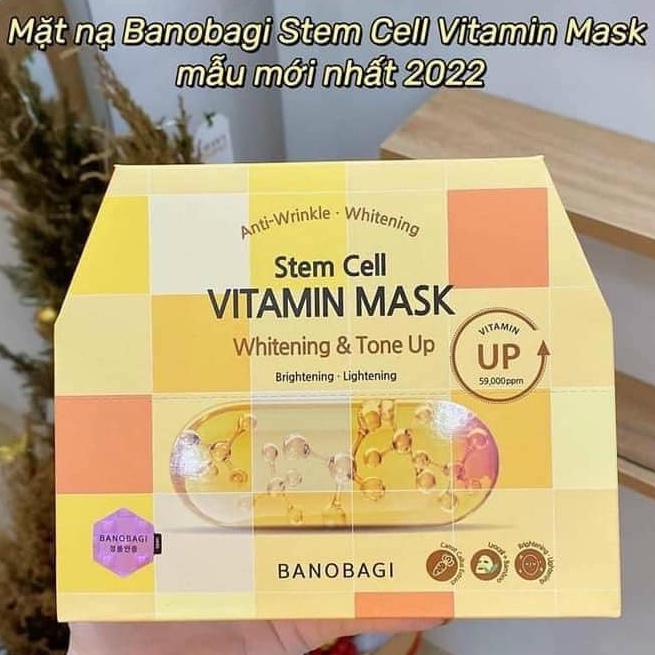 Mặt Nạ Dưỡng Da Banobagi Stem Cell Vitamin Mask - Lẻ 1 Mask