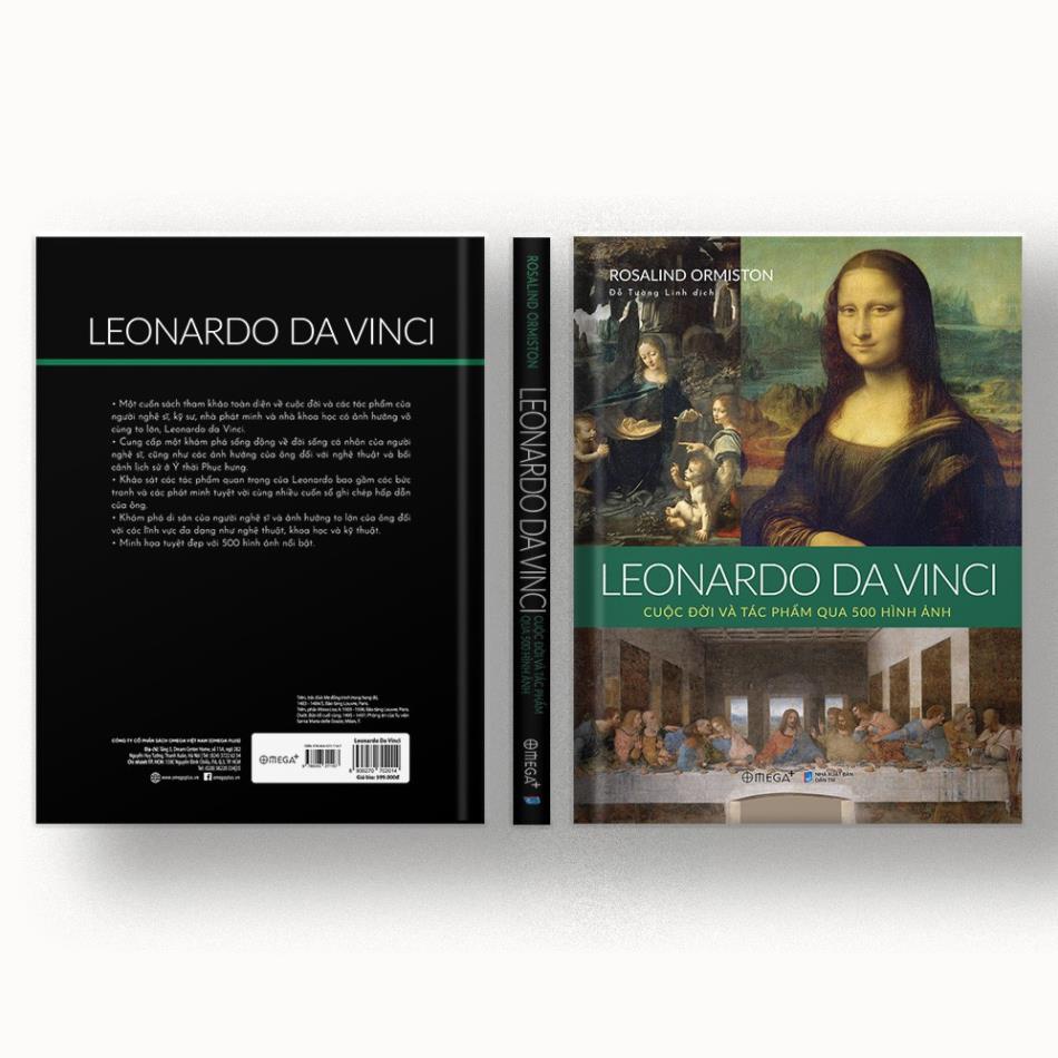 Sách - LEONARDO DA VINCI: Cuộc đời và tác phẩm qua 500 hình ảnh - AlphaBooks