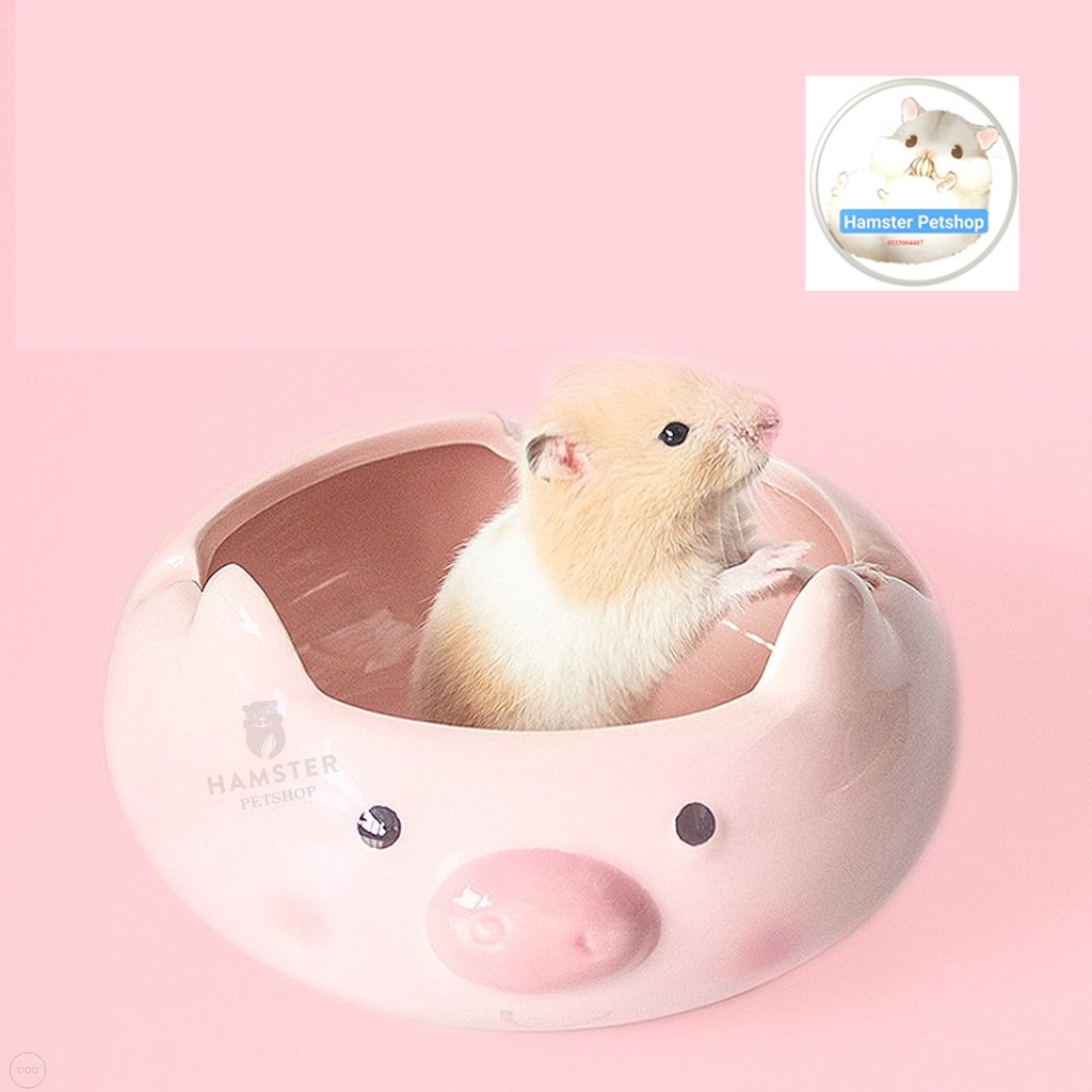 Chén ăn / Bát tắm  sứ THÚ NHỎ cho hamster , sóc