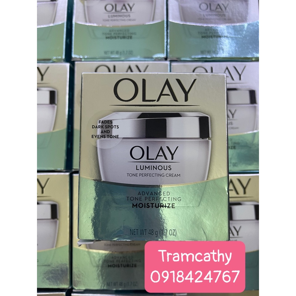 [Hàng Mỹ] Kem olay - Olay Luminous Tone Perfecting cream 48g