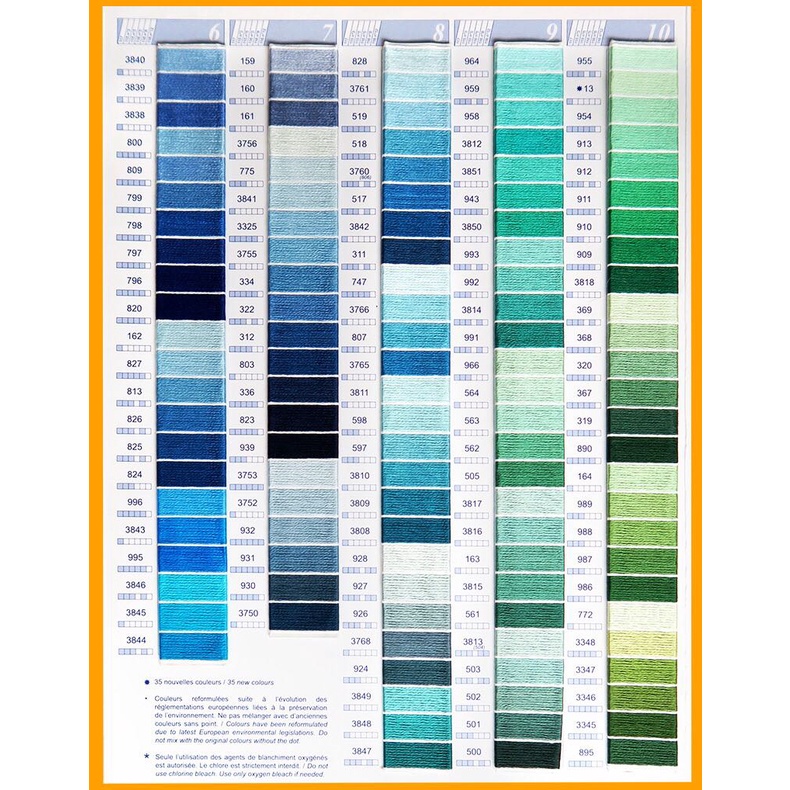 Chỉ thêu cotton AH-tổng hợp