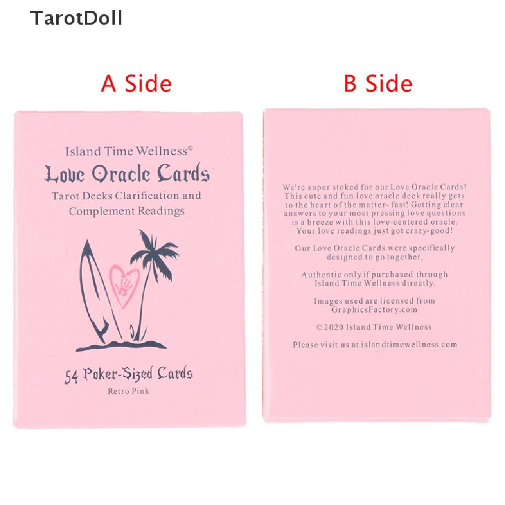 Bộ Bài Tarot Oracle Màu Hồng Xinh Xắn
