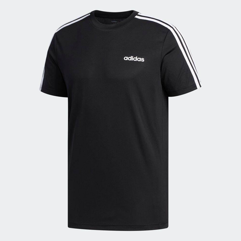 Áo thun nam Adidas 3 sọc tee màu đen