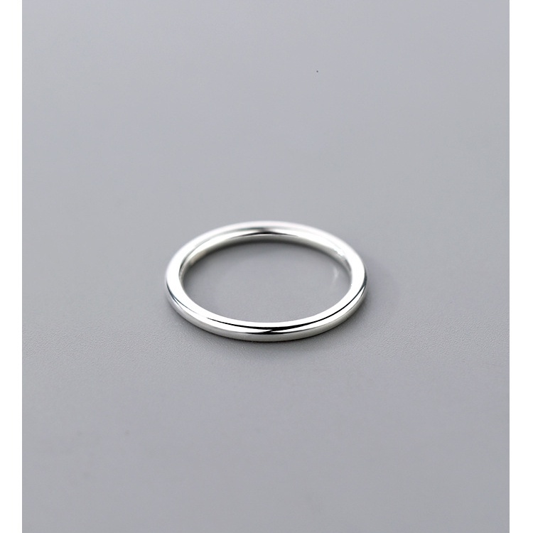Nhẫn Tròn Lấp Lánh Bằng Đồng Thời Trang Hàn Quốc Cho Nữ