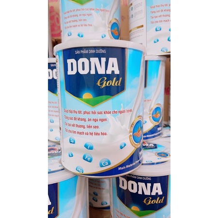 Sữa dinh dưỡng Dona gold 900g Tăng Cường Sức Khỏe, Nâng Cao Sức Đề Kháng, Gíup ăn ngon ngủ khỏe