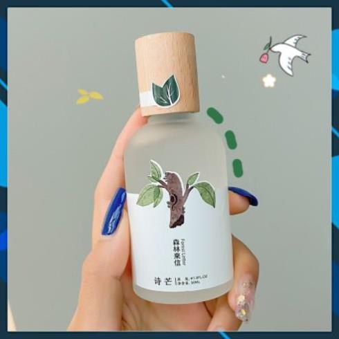 Nước hoa Shimang Trà Thơ Vỏ Mờ Nắp Gỗ Sang Trọng 50ML | Thế Giới Skin Care