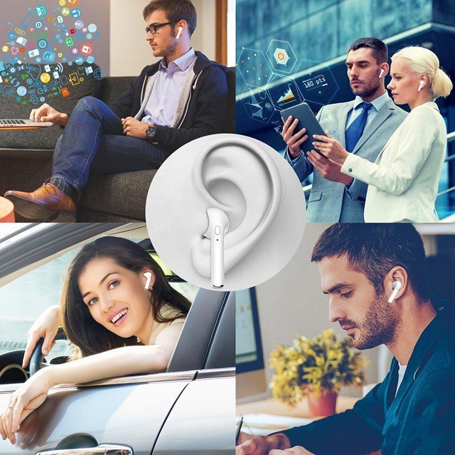 Tai Nghe Bluetooth i12 TWS cảm biến một chạm chống ồn | BigBuy360 - bigbuy360.vn