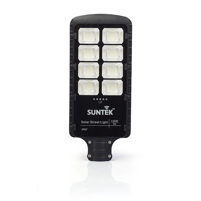 Đèn Đường Năng Lượng Mặt Trời SUNTEK LED Solar Street Light S3 135W - Hàng Chính Hãng - Bảo hành 3 năm 1 đổi 1
