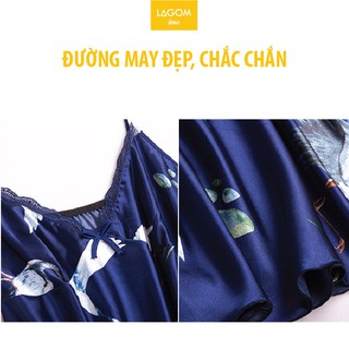 Bộ Ngủ 2 Dây Lụa Cao Cấp Mát, Mềm, Mịn