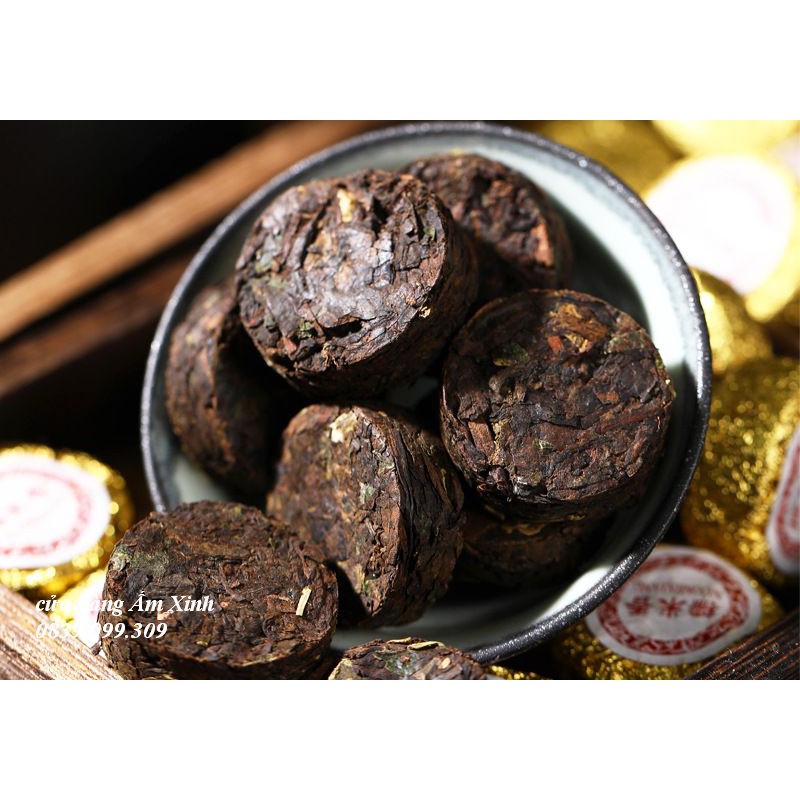 Trà Phổ Nhĩ Chín Vân Nam Hương Nếp (chia gói nhỏ 50 gram dùng thử)
