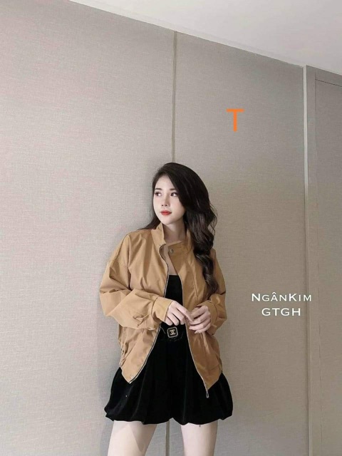 Áo khoác kaki be trơn TTH534 | BigBuy360 - bigbuy360.vn