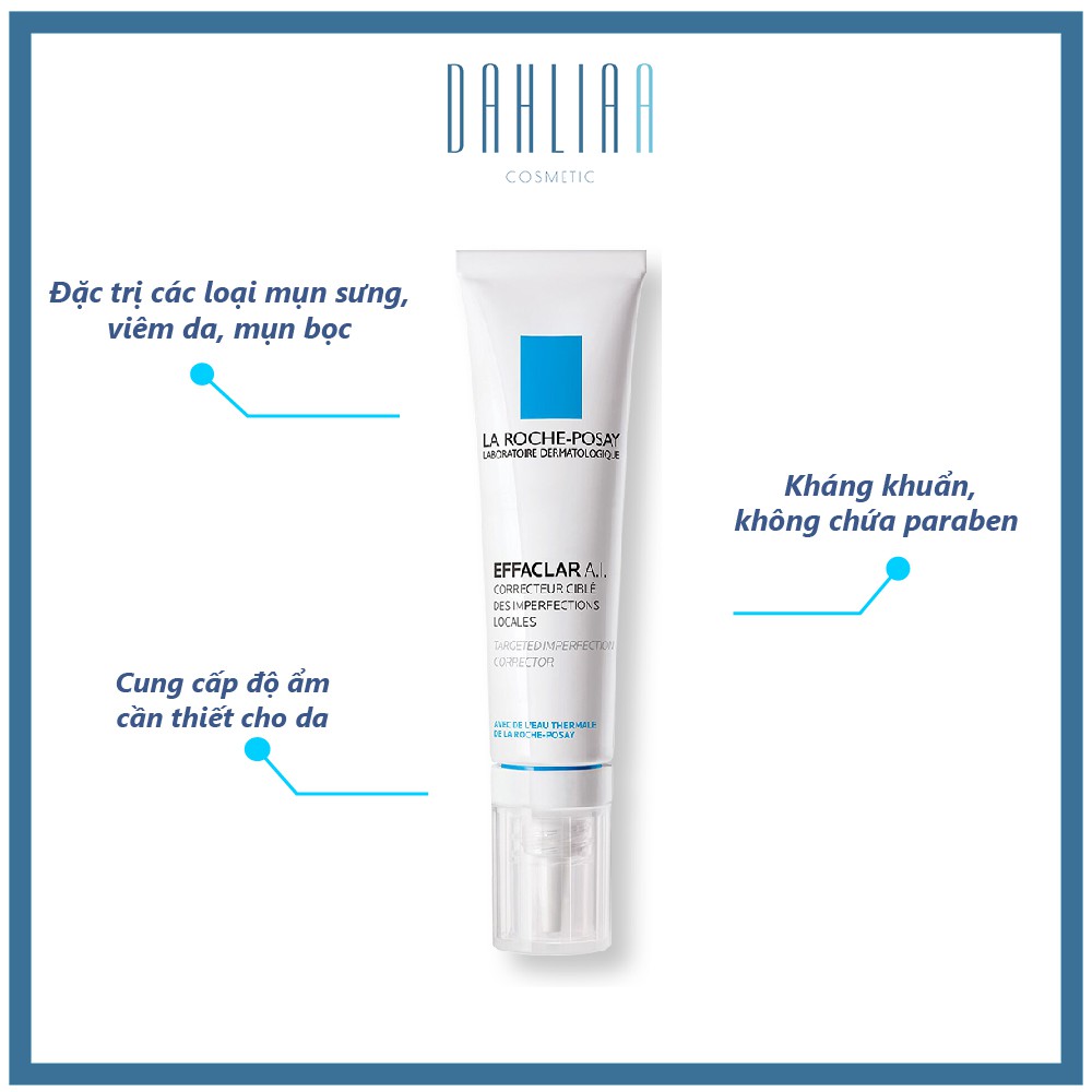 Kem dưỡng da giảm mụn đầu đen và bã nhờ La Roche-Posay K+ và A.I [Kèm Ảnh thật + Video]