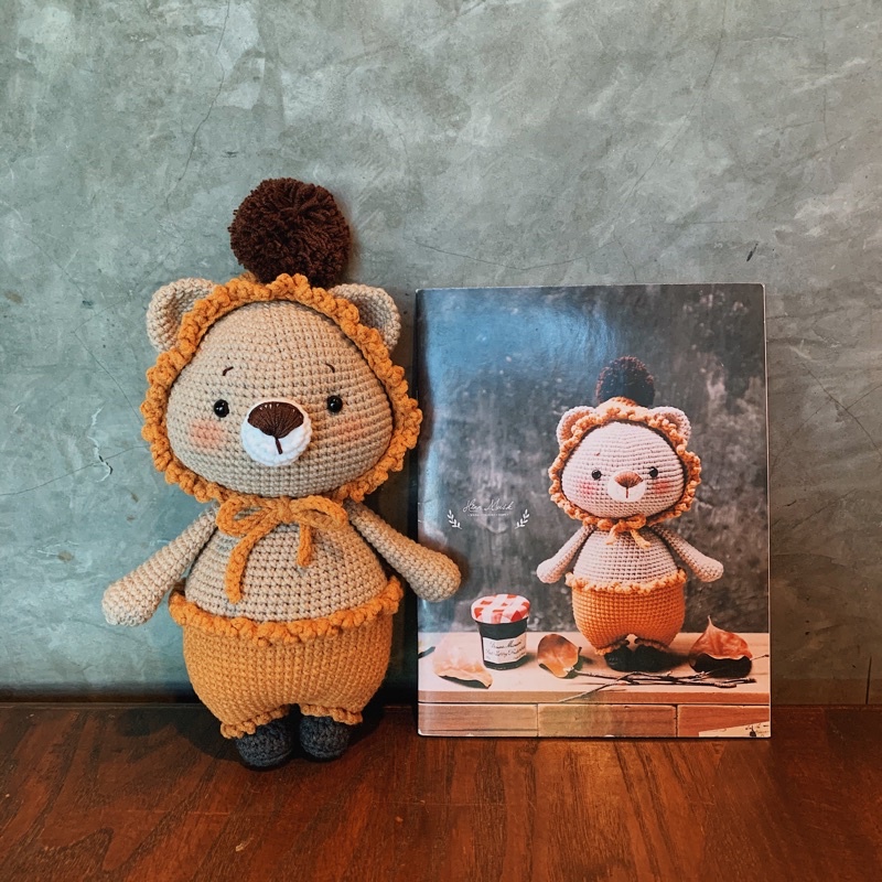 Hướng dẫn móc gấu bánh mì (pattern)