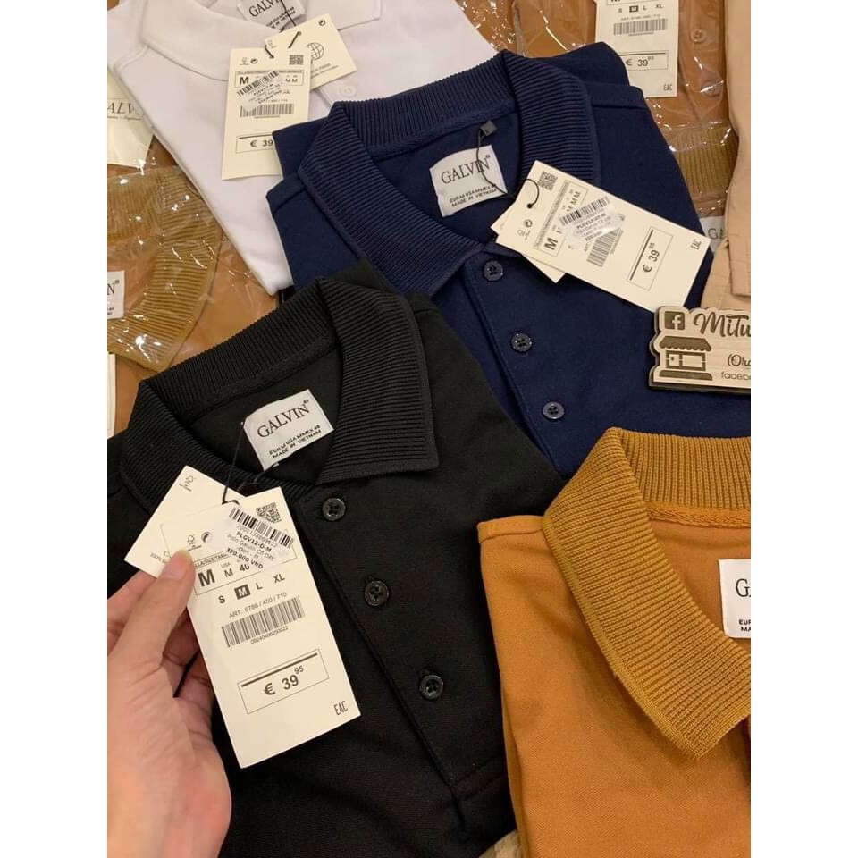 Áo polo nam Galvin cộc tay, áo thun nam chất vải cá xấu sang trọng lịch sự - P03 | BigBuy360 - bigbuy360.vn